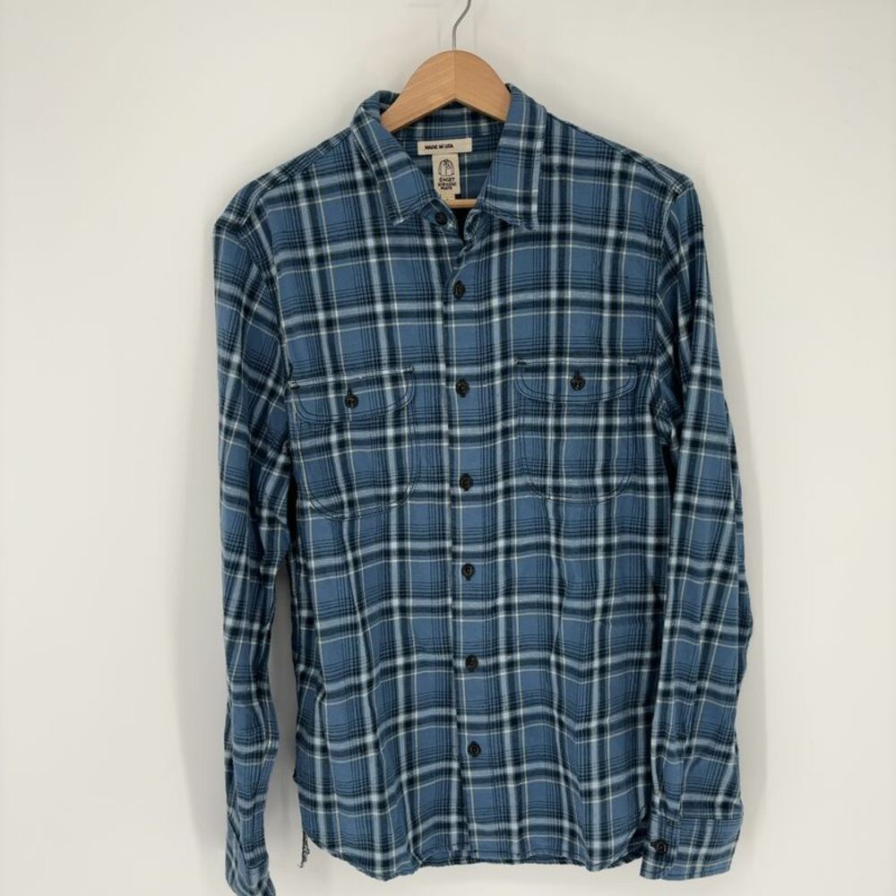 Hiroshi Kato The Brace Vintage Nep Plaid Daydream Blue
